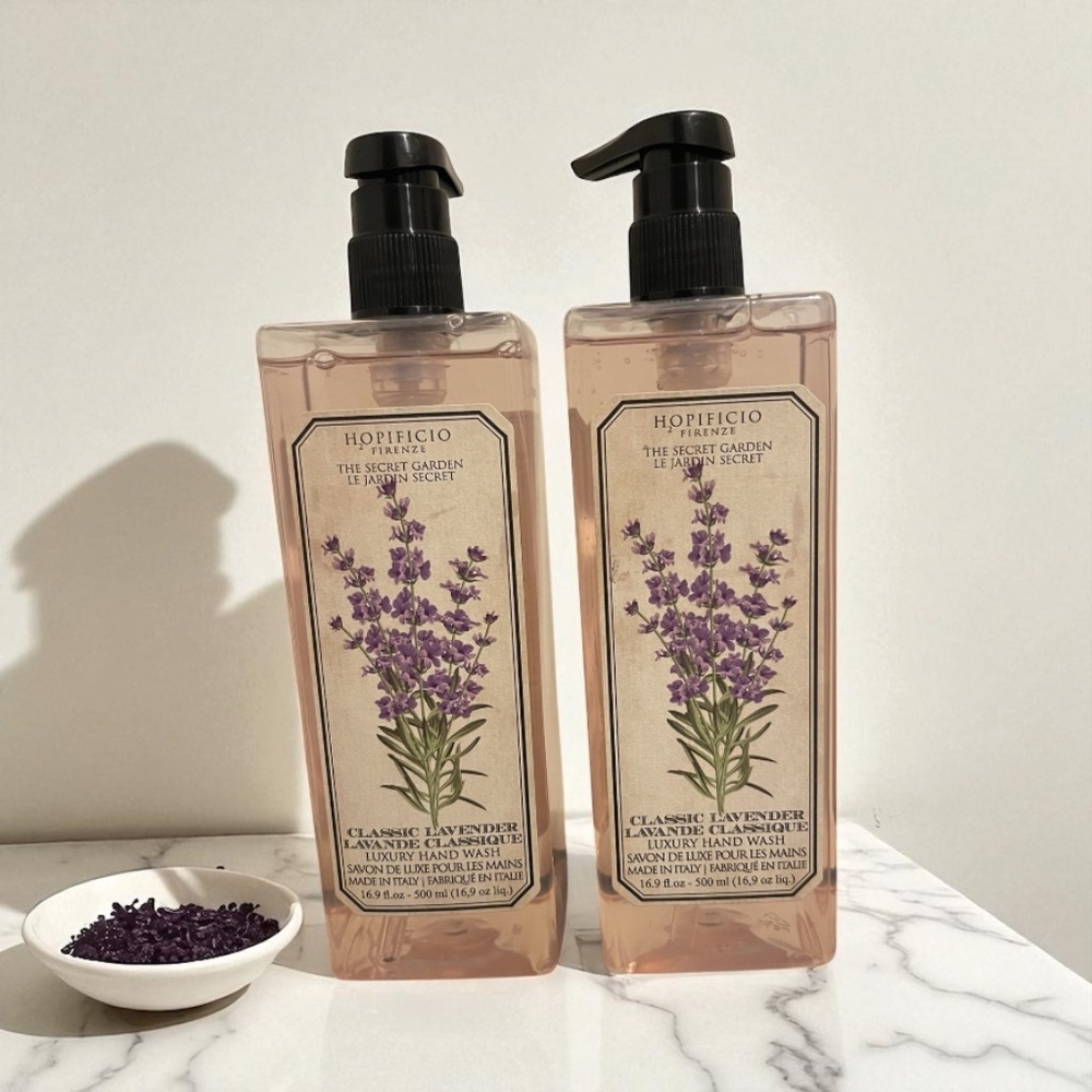 Hopificio Firenze Classic Lavender Hand Wash 2 Pack | 16.9 oz Each Made in Italy